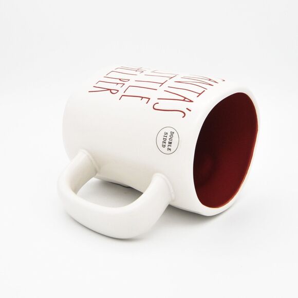 Rae Dunn Christmas Mug, Santa's Little Helper Elf Mug, 16oz Ceramic Coffee Cup - Picture 7 of 10